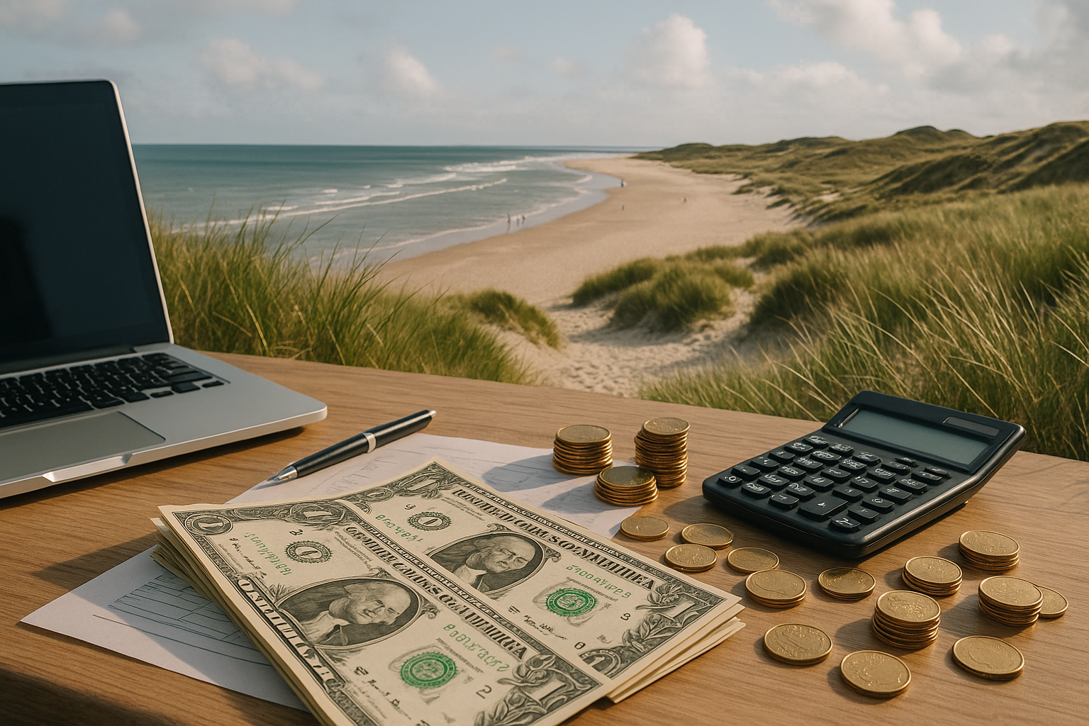 åndehul på fanø - Illustration