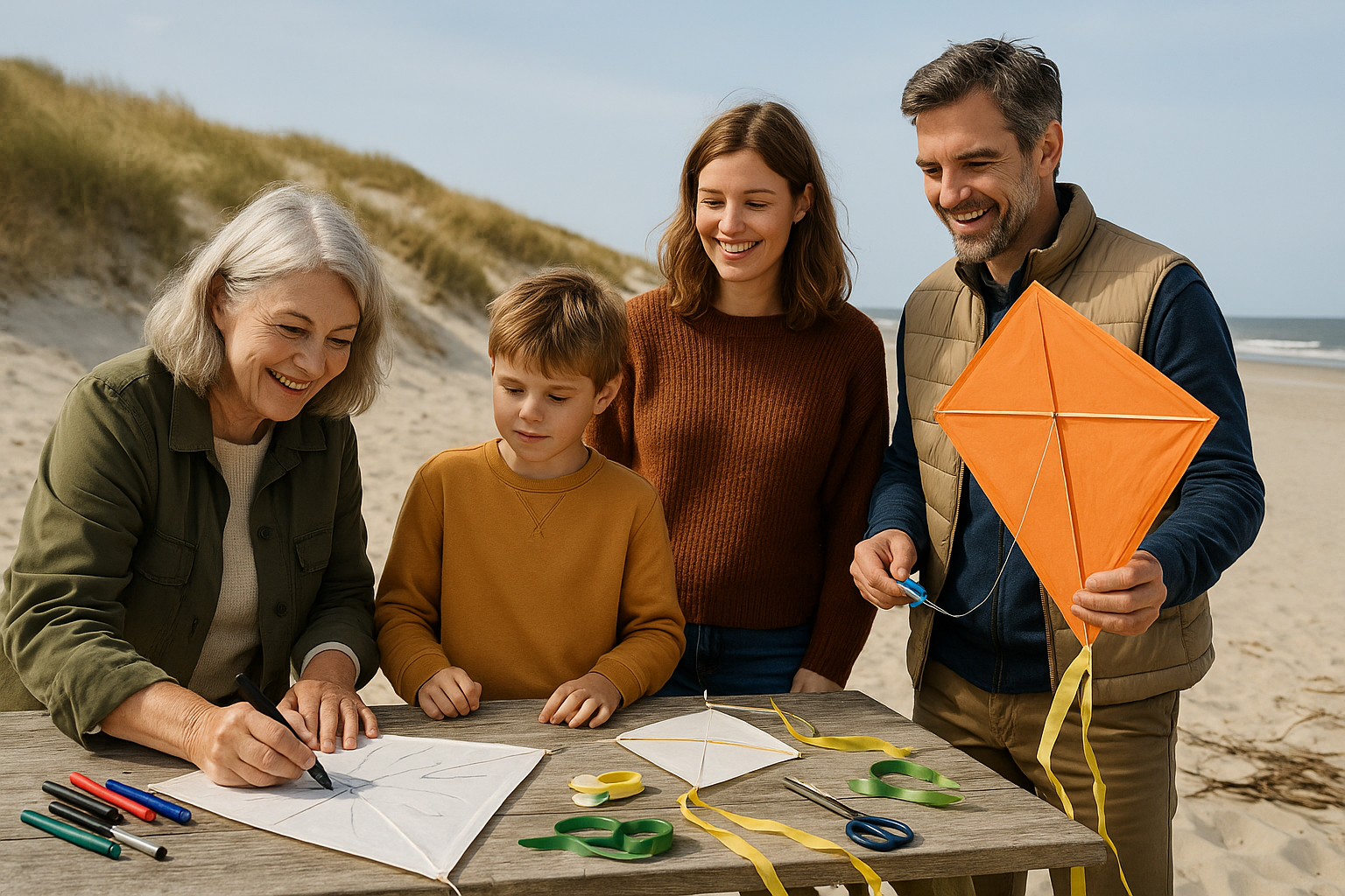 kreative ferier fanø - Illustration