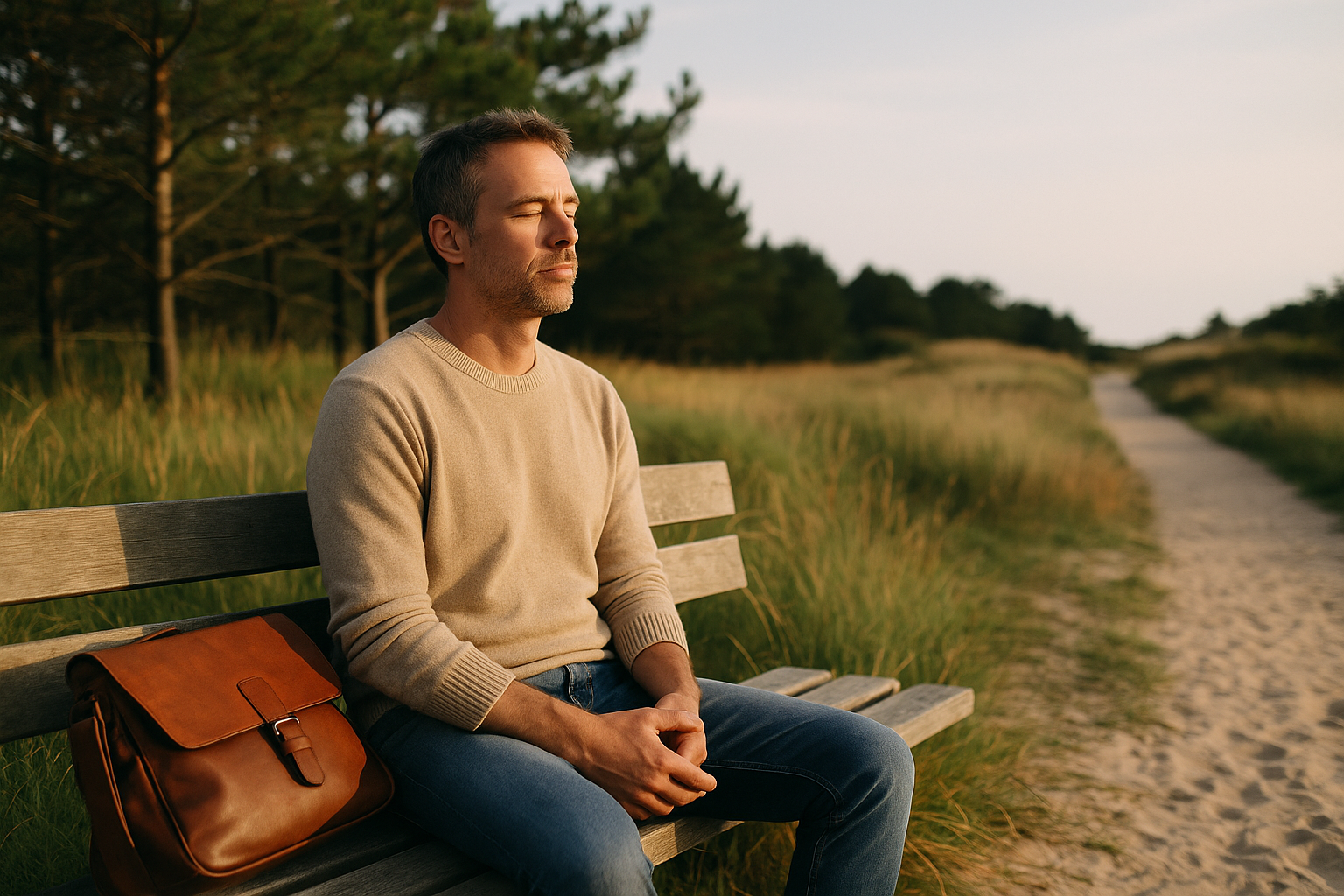 digital detox ferie fanø - Illustration