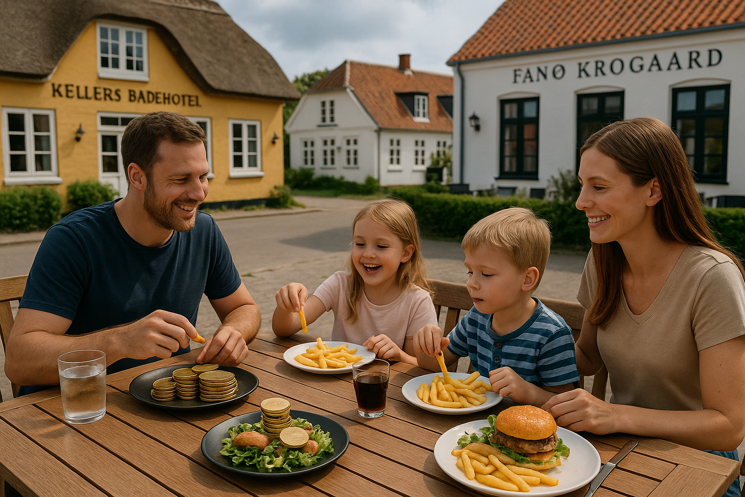 familievenlige spisesteder fanø - Illustration