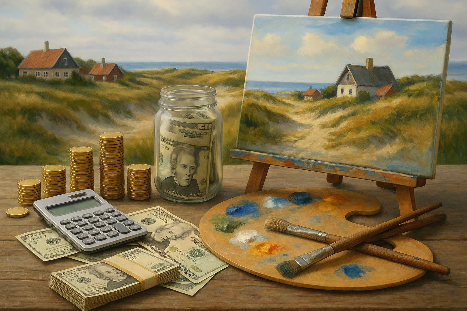 fanø malerskole historie - Illustration