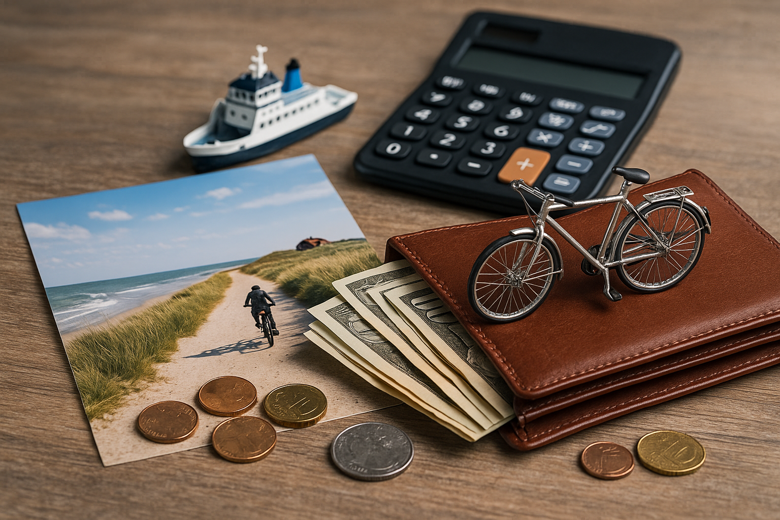 fanø uden bil - Illustration