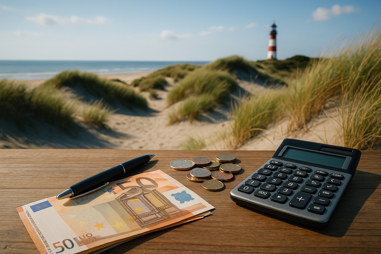 forårspause på fanø - Illustration