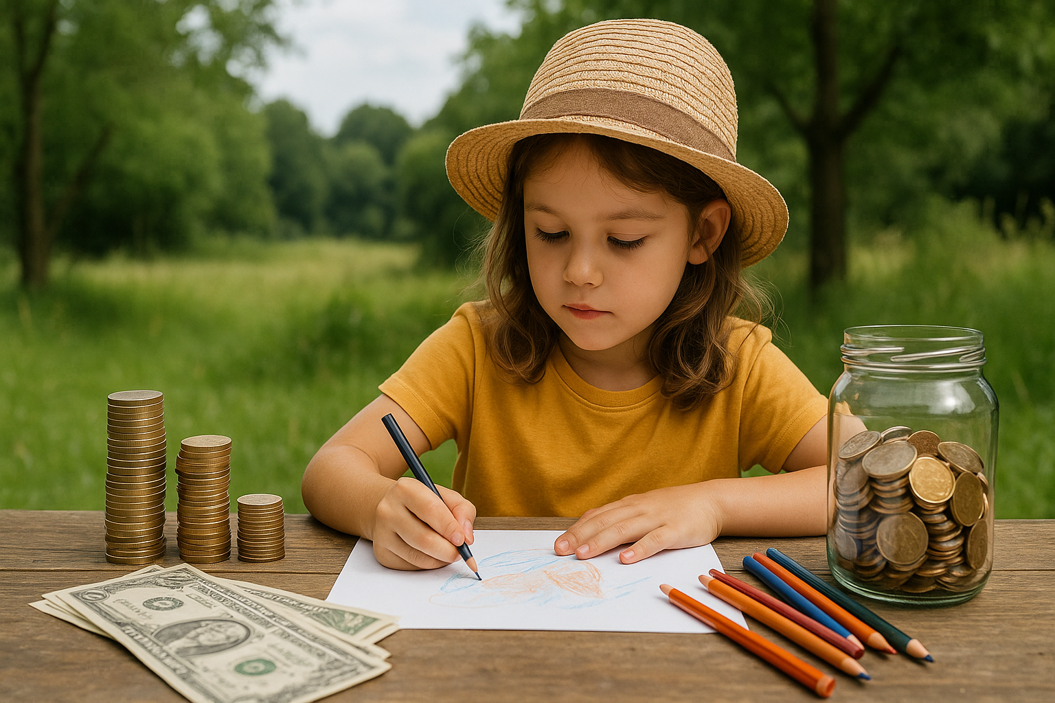 tegneværksted for børn fanø - Illustration